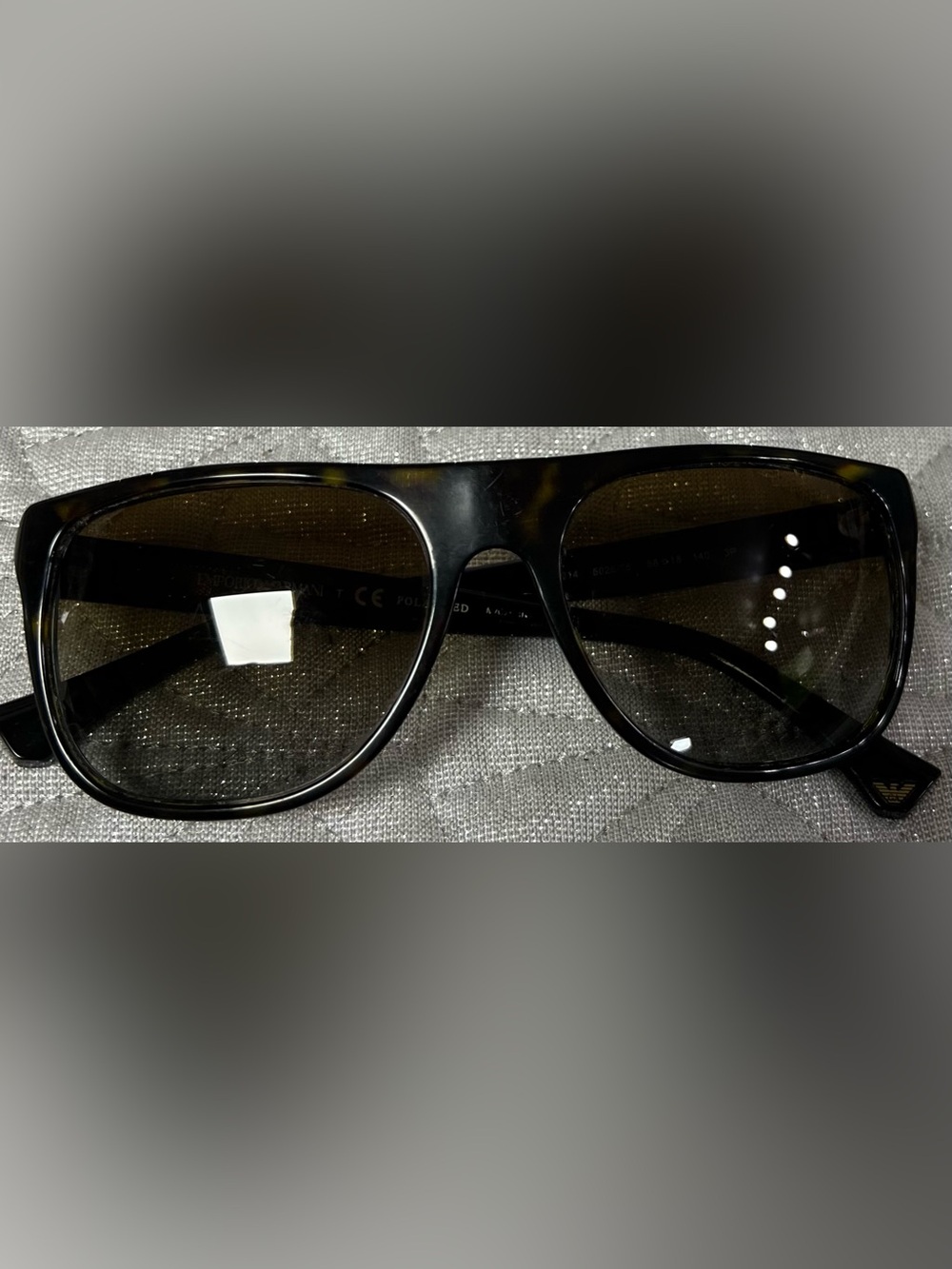 Emporio Armani EA4014 Sunglasses Tortoise Polarized Lens Plastic Brown
